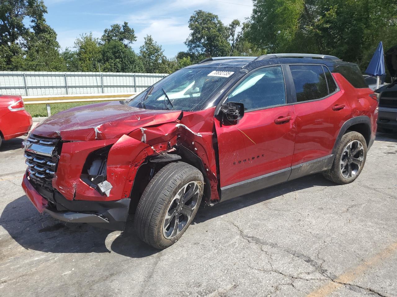 2025 Chevrolet Equinox FWD LT, VIN 3GNAXHEG2SL316419 — Rollover