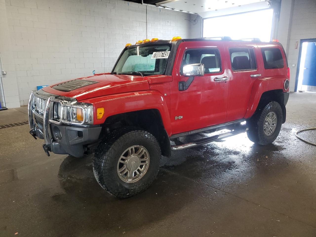 2007 Hummer H3 SUV, VIN 5GTDN13E378158983 — Roof