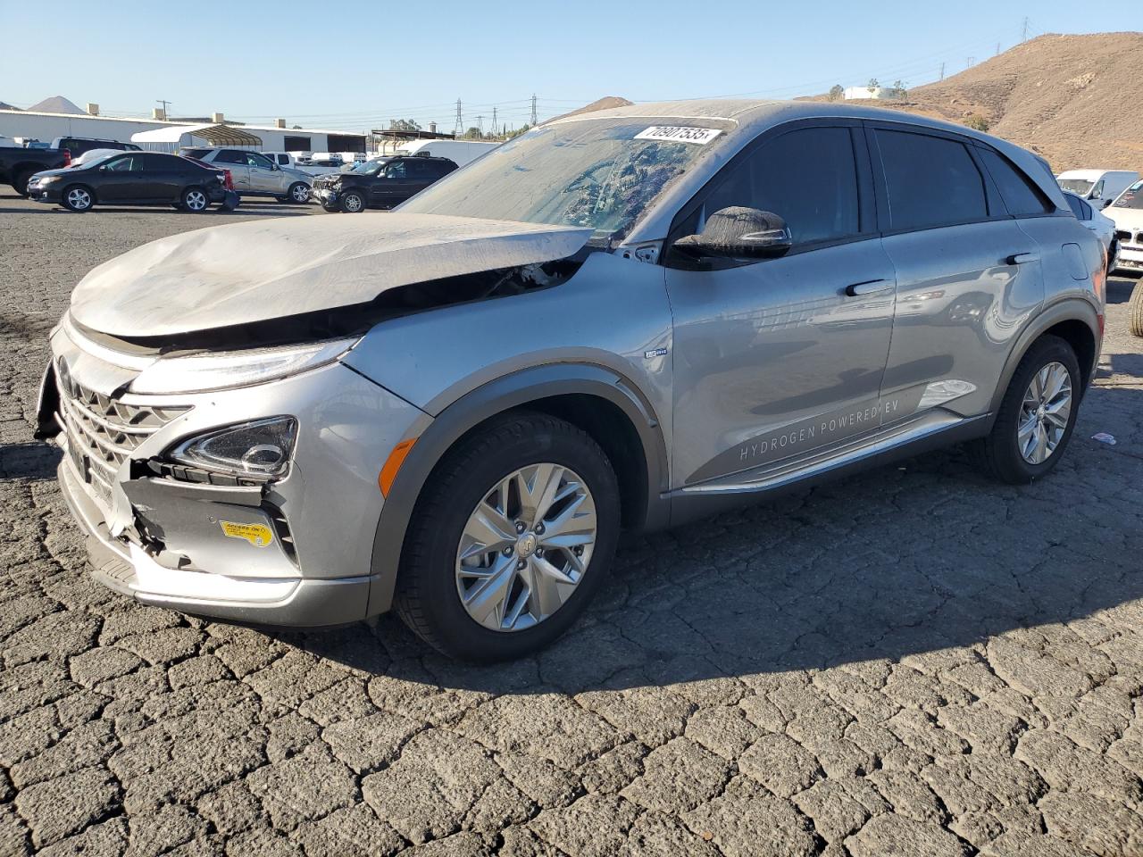 2022 Hyundai NEXO Blue, VIN KM8J74A65NU022923 — Front end
