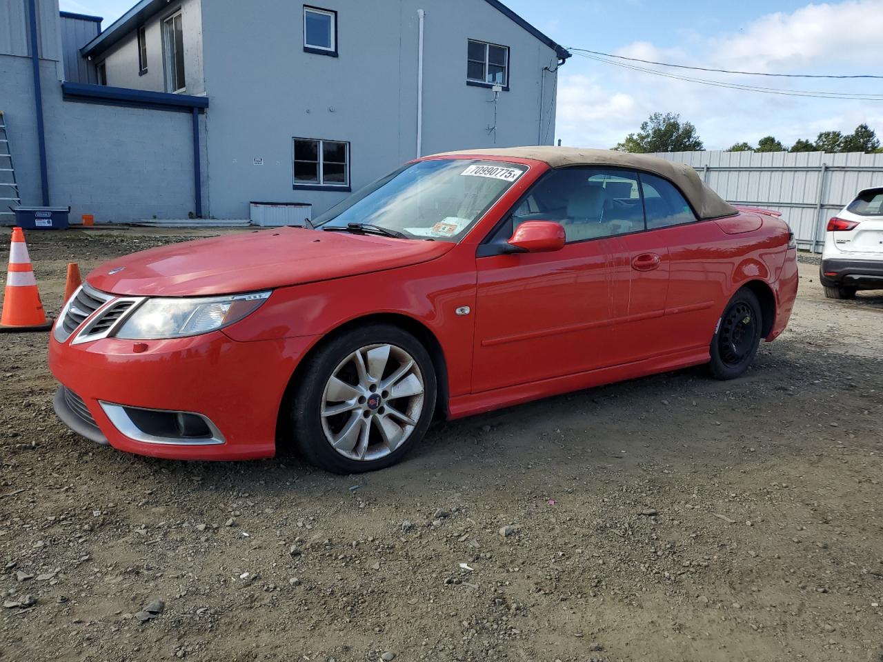 2010 Saab 9-3, VIN YS3FC7CY6A1618312 — Rear end