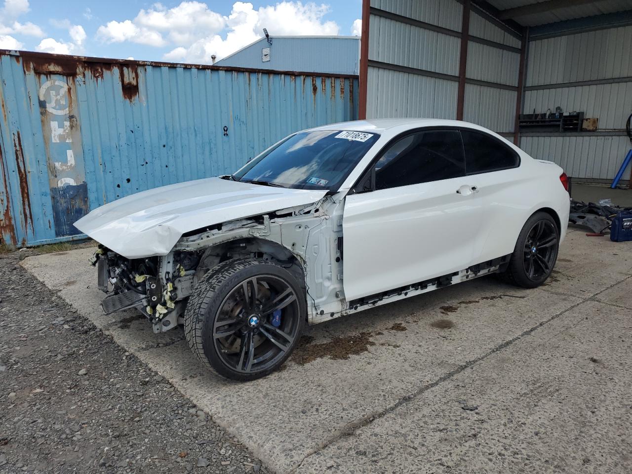 2018 BMW M2, VIN WBS1J5C56JVD36693 — Front end