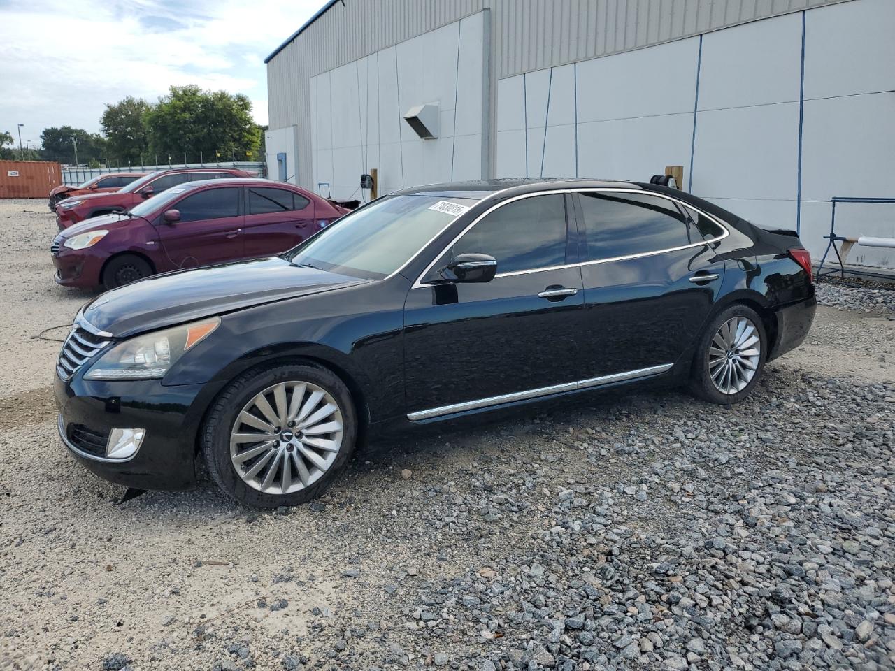 2014 Hyundai Equus Signature, VIN KMHGH4JH0EU090524 — Зад