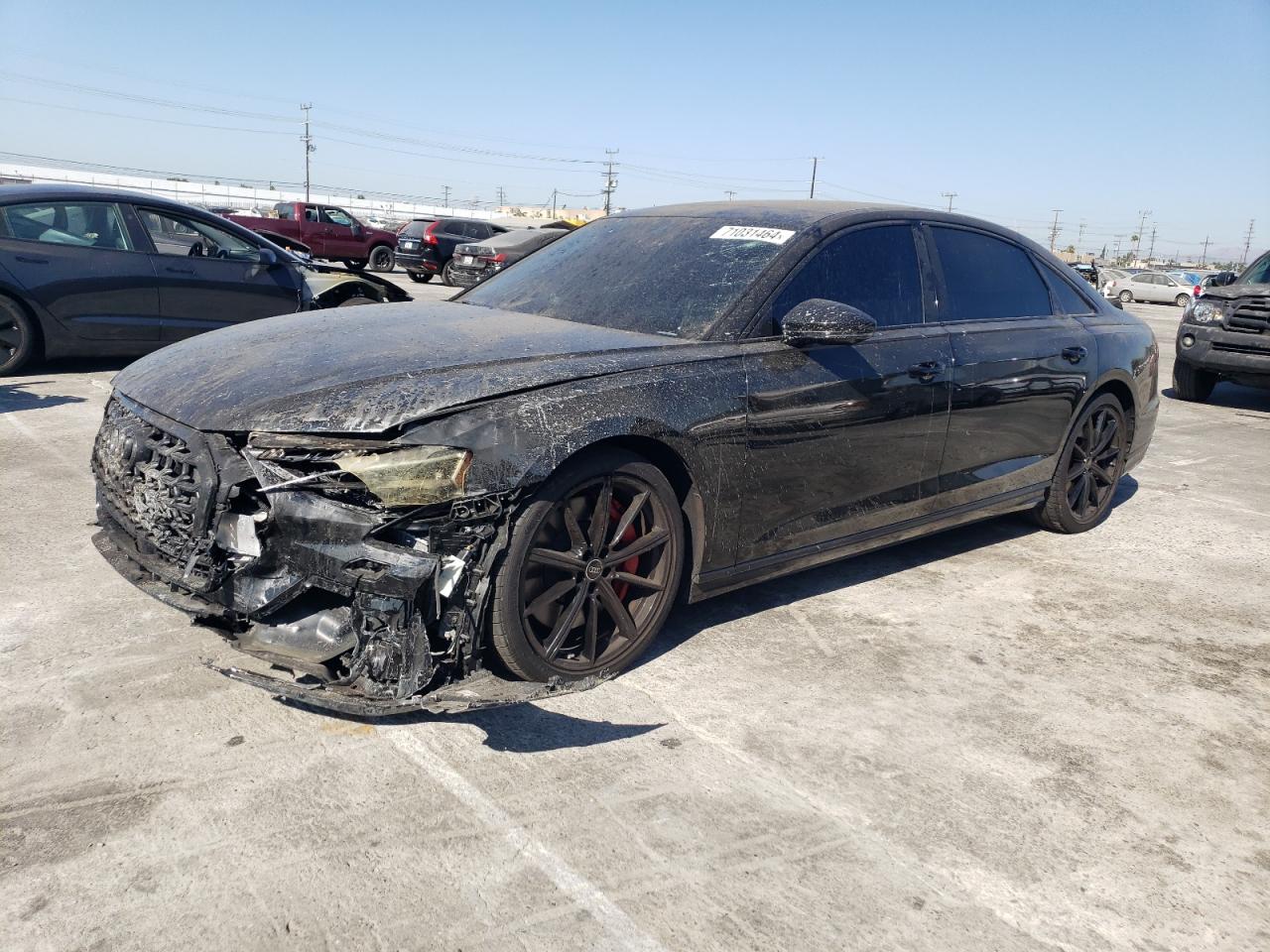 2023 Audi S8, VIN WAULSAF84PN010972 — Front end