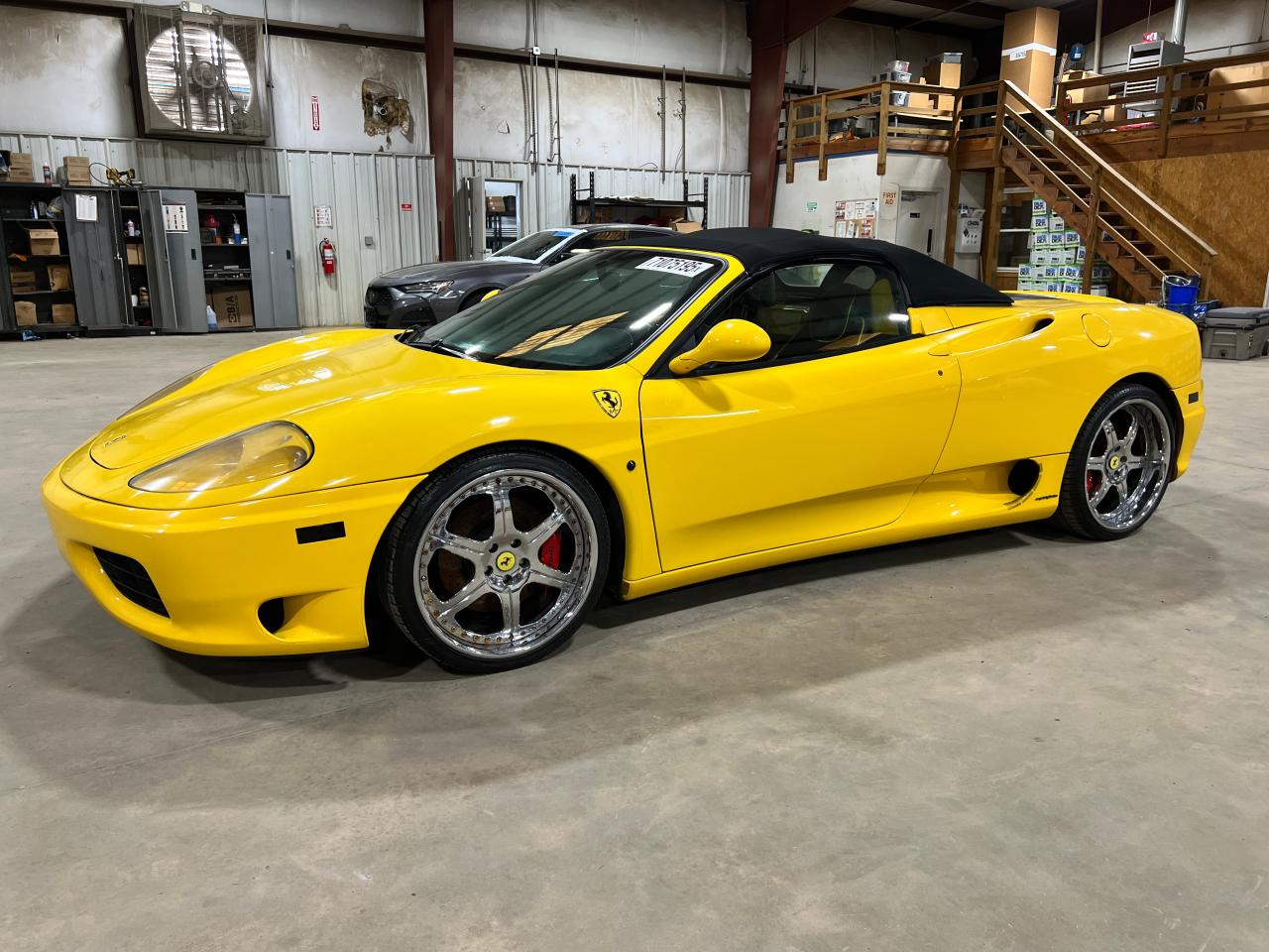 2002 Ferrari 360 Spider, VIN ZFFYT53A820127191 — Rear end