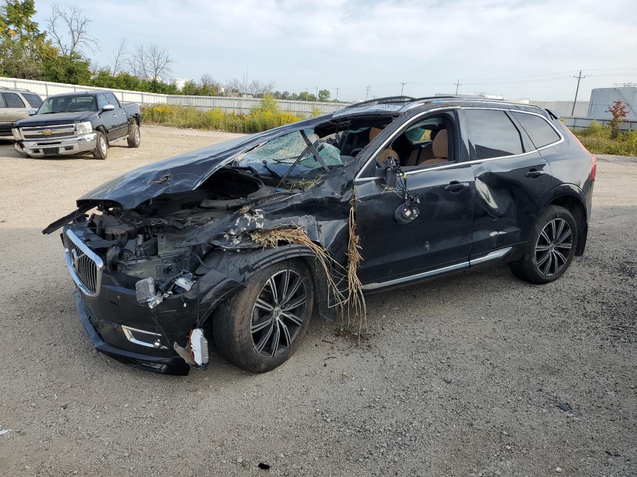 2021 Volvo XC60 Inscription, VIN YV4102RL4M1885877 — Опрокидывание