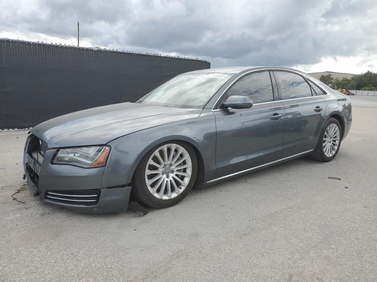 2014 Audi A8 4.0T, VIN WAUA2AFD2EN012706 — Front end