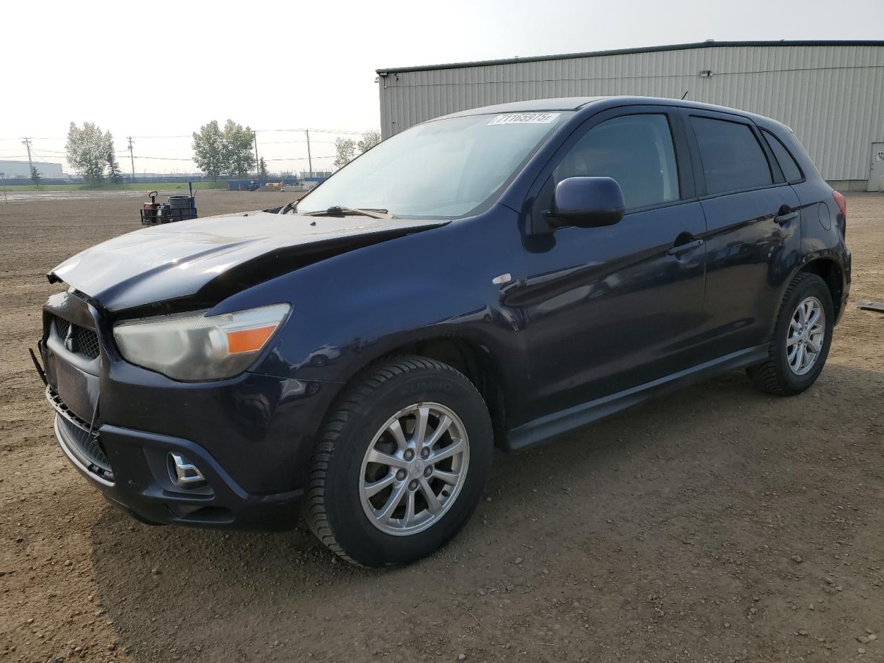 2011 Mitsubishi Outlander Sport SE, VIN JA4AJ3AU4BZ604860 — Front end