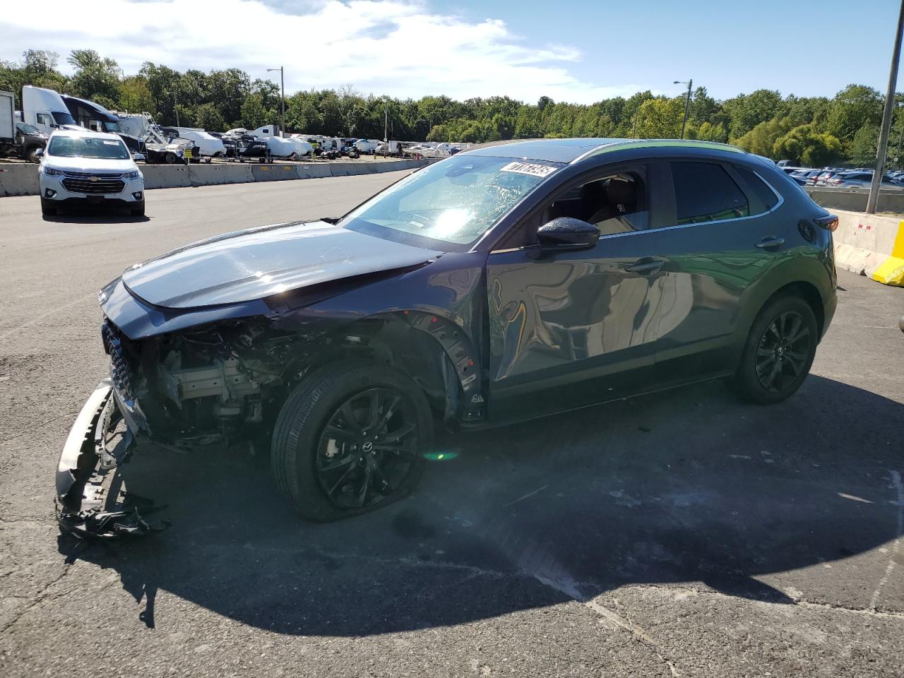 2025 Mazda CX-30 S Carbon Edition, VIN 3MVDMBCM2SM777049 — Front end