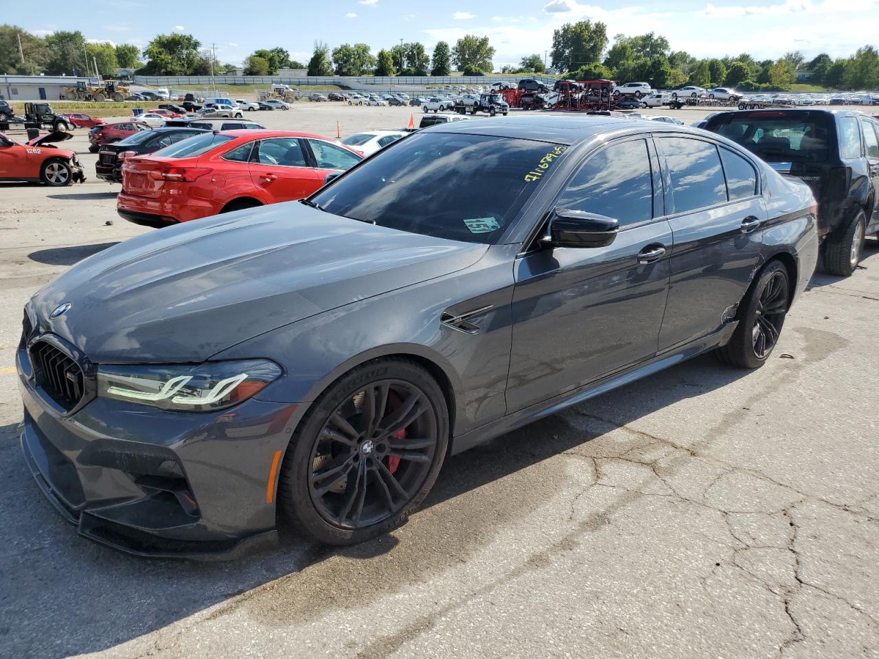 2021 BMW M5, VIN WBS83CH05MCH33385 — Undercarriage