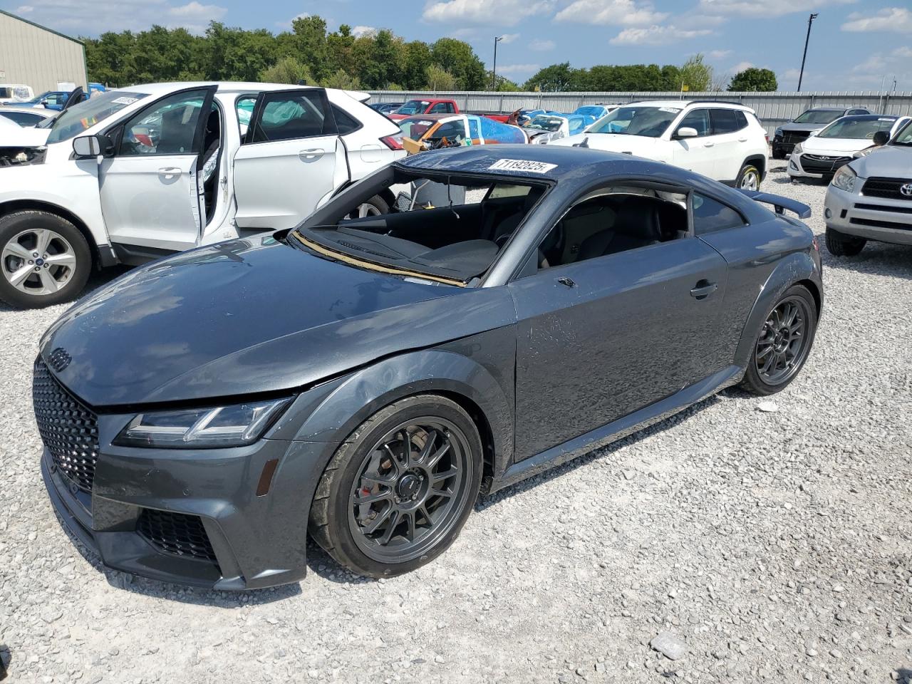 2018 Audi TT RS, VIN WUACSAFV7J1901008 — Опрокидывание