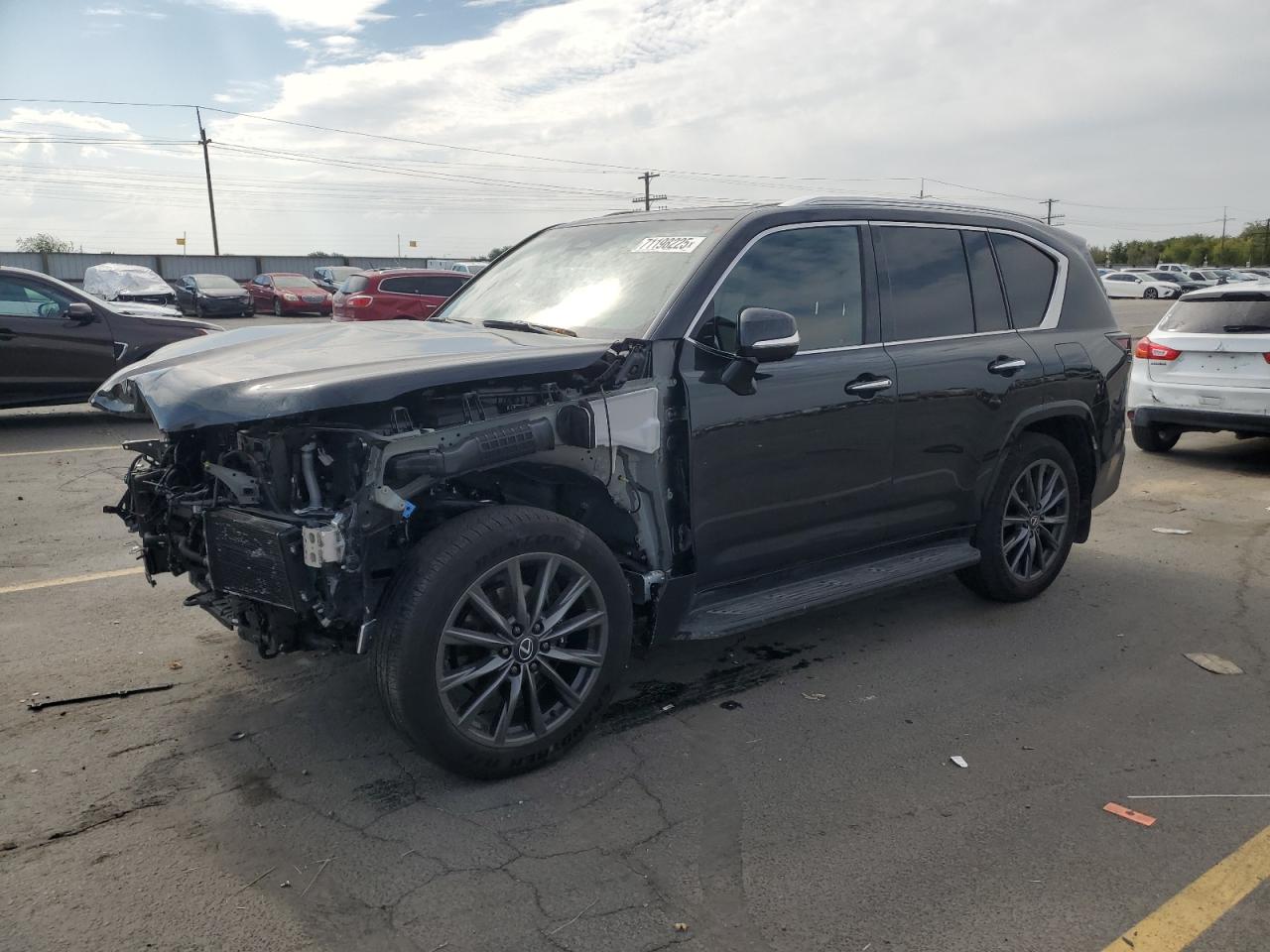2025 Lexus LX 600 F Sport, VIN JTJMB7CX9S4076905 — Front end