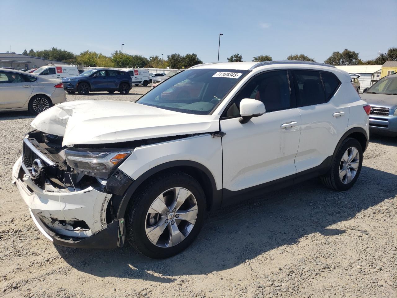 2019 Volvo XC40 Momentum, VIN YV4AC2HK8K2123949 — Frame damage