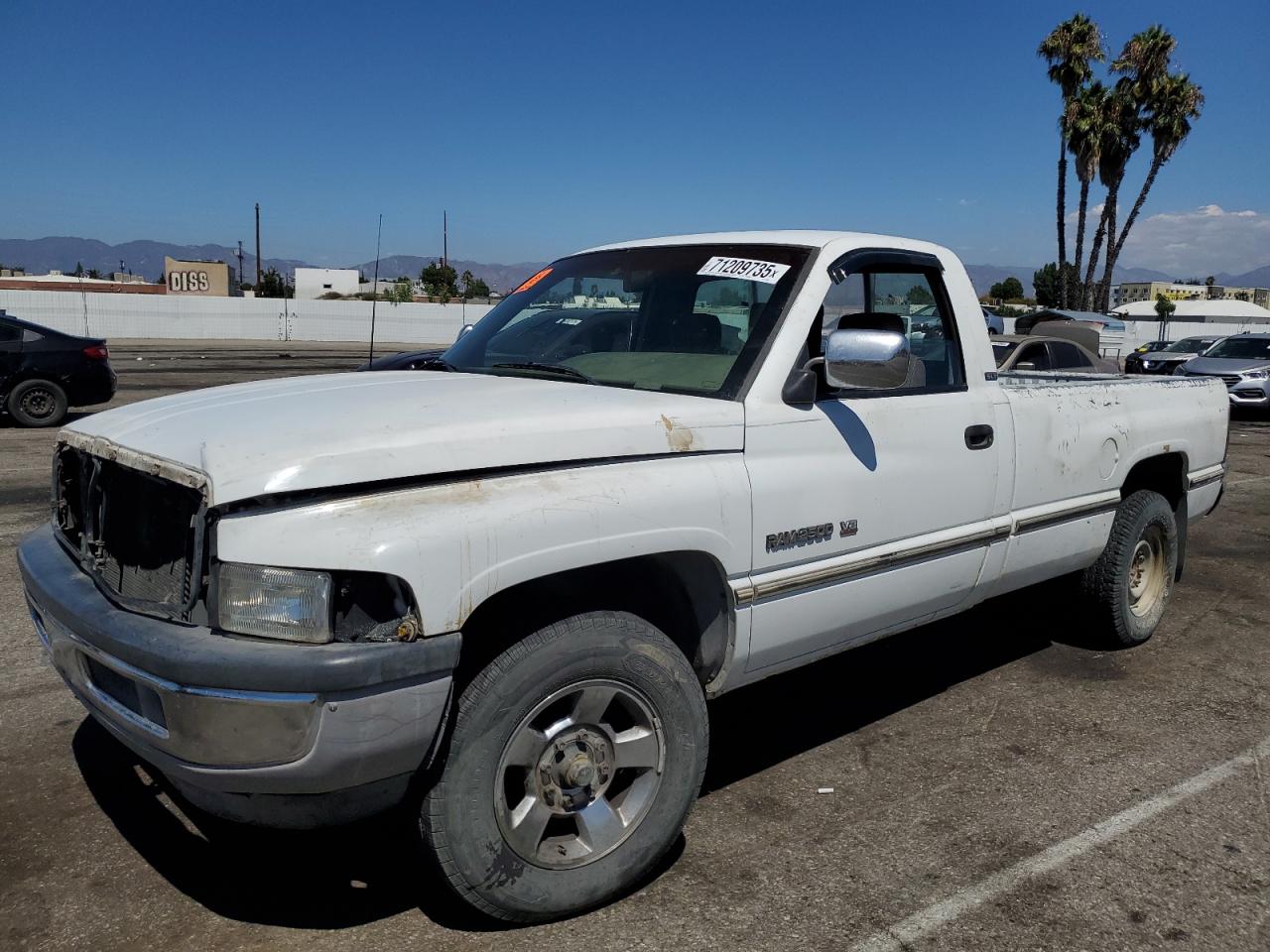 1994 Dodge RAM, VIN 1B7JC26Z5RS539597 — Vandalism