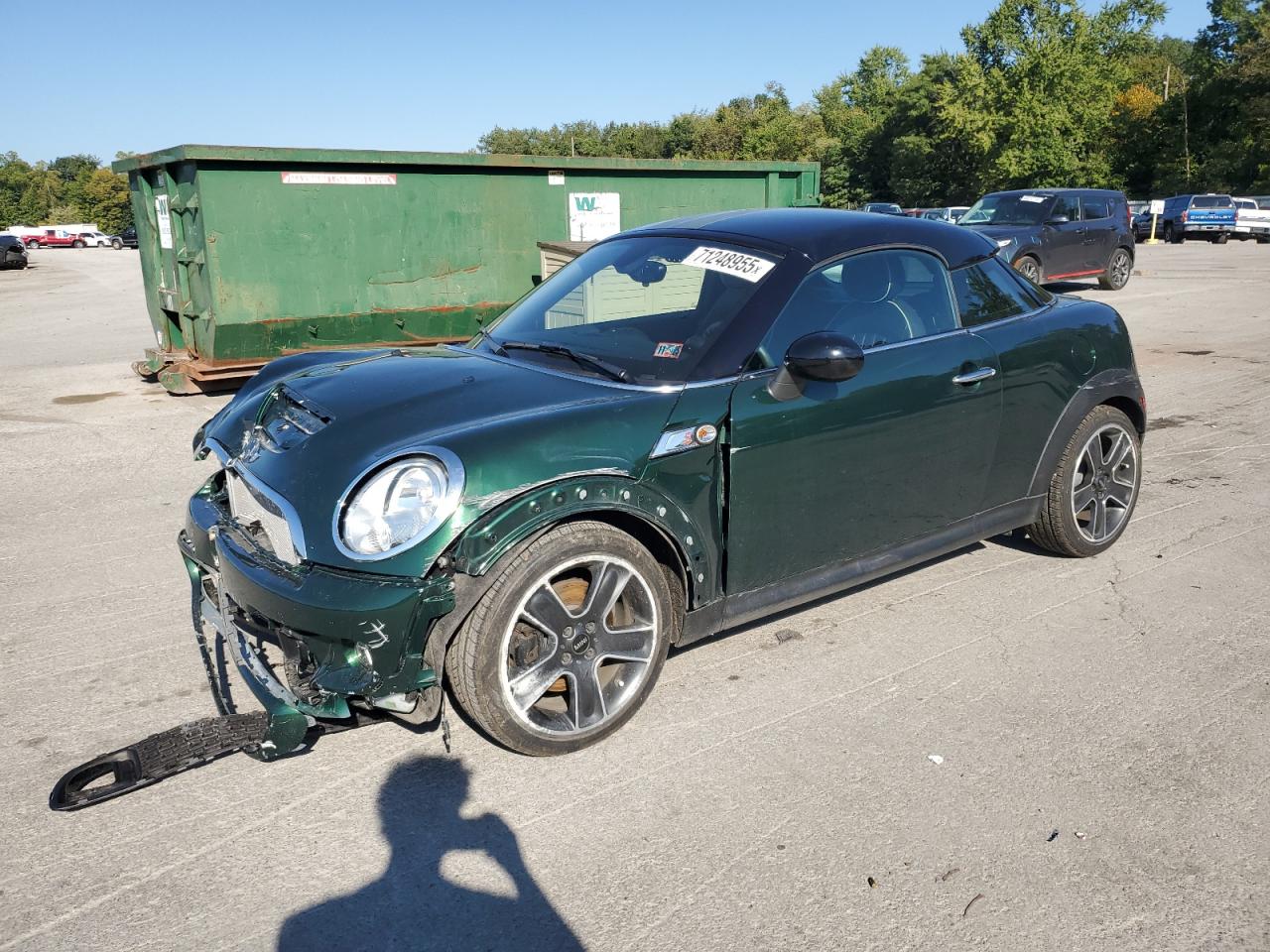 2014 MINI Coupe S, VIN WMWSX3C53ET409173 — Front end