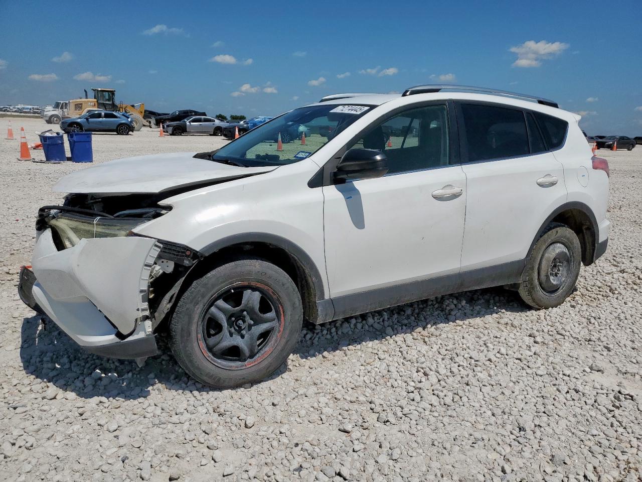 2017 Toyota RAV4 LE, VIN JTMZFREV5HJ719149 — Front end