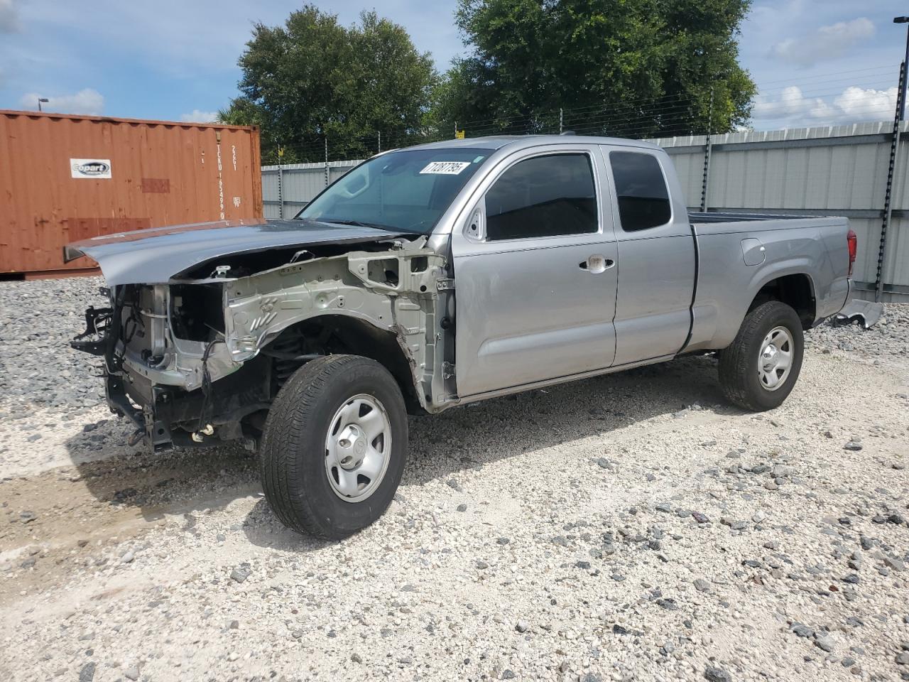 2021 Toyota Tacoma SR, VIN 3TYRX5GNXMT007918 — Front end
