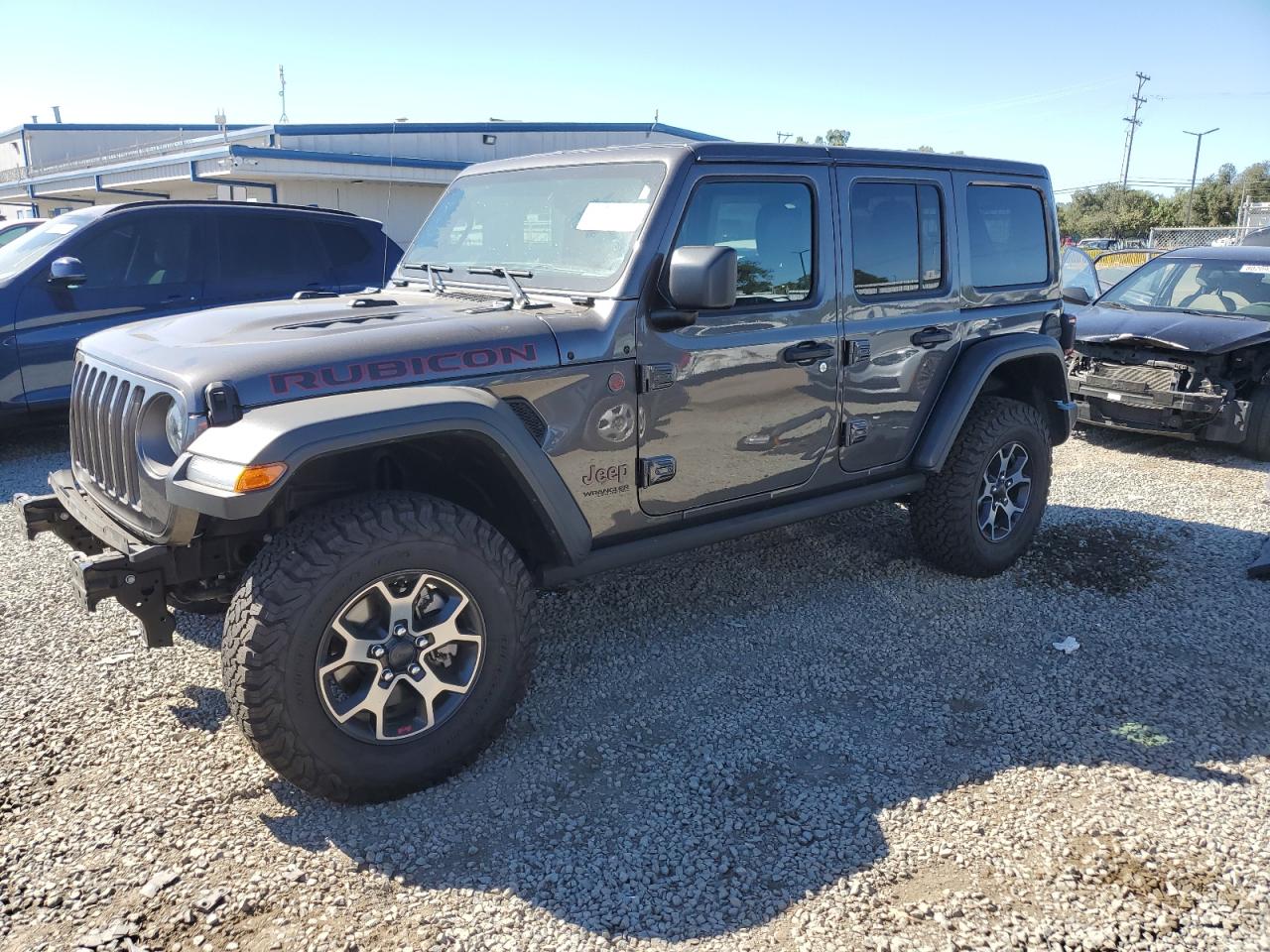 2018 Jeep Wrangler Unlimited Rubicon, VIN 1C4HJXFGXJW263799 — Front end