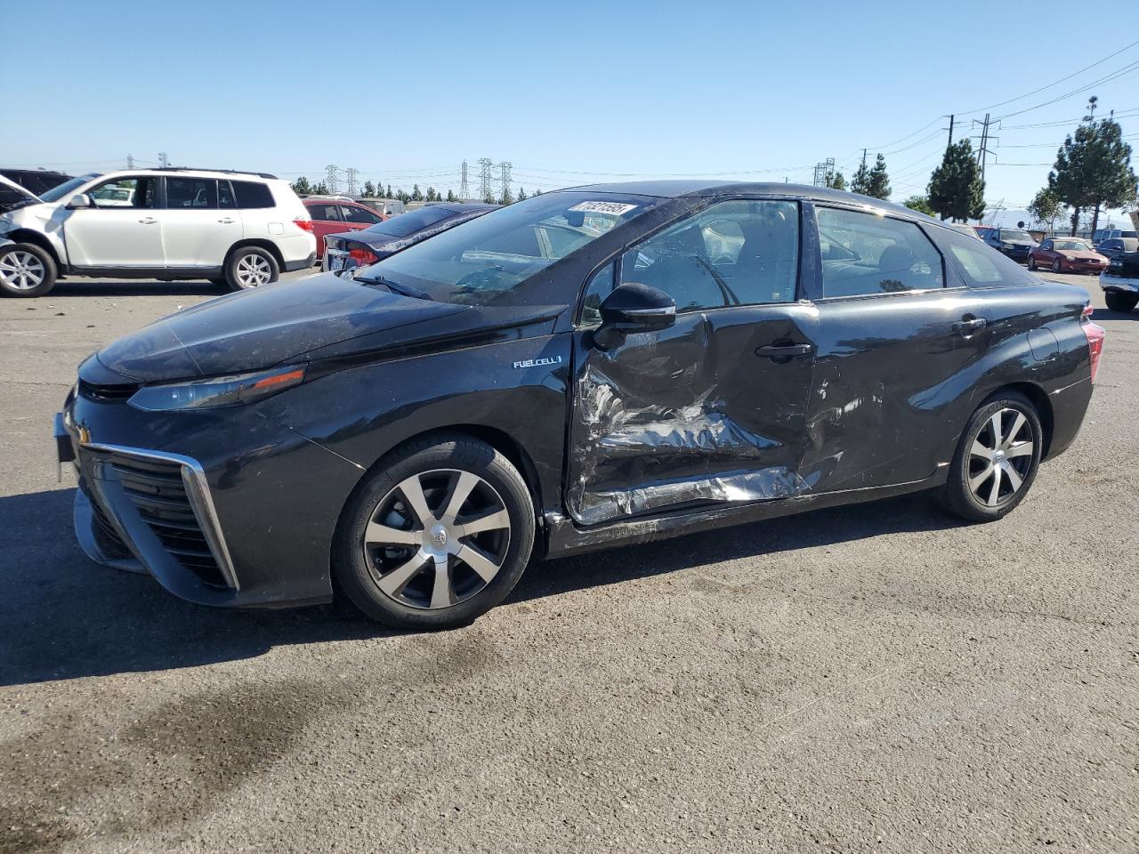 2020 Toyota Mirai, VIN JTDBVRBD3LA007974 — Фото с аукциона 1 of 14