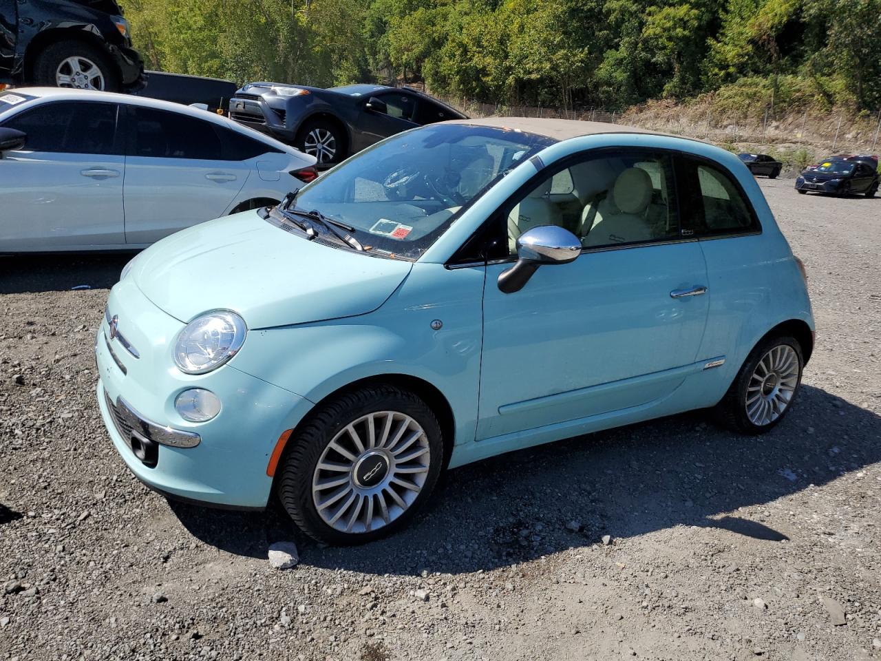 2017 FIAT 500 Lounge, VIN 3C3CFFER7HT580372 — Normal wear