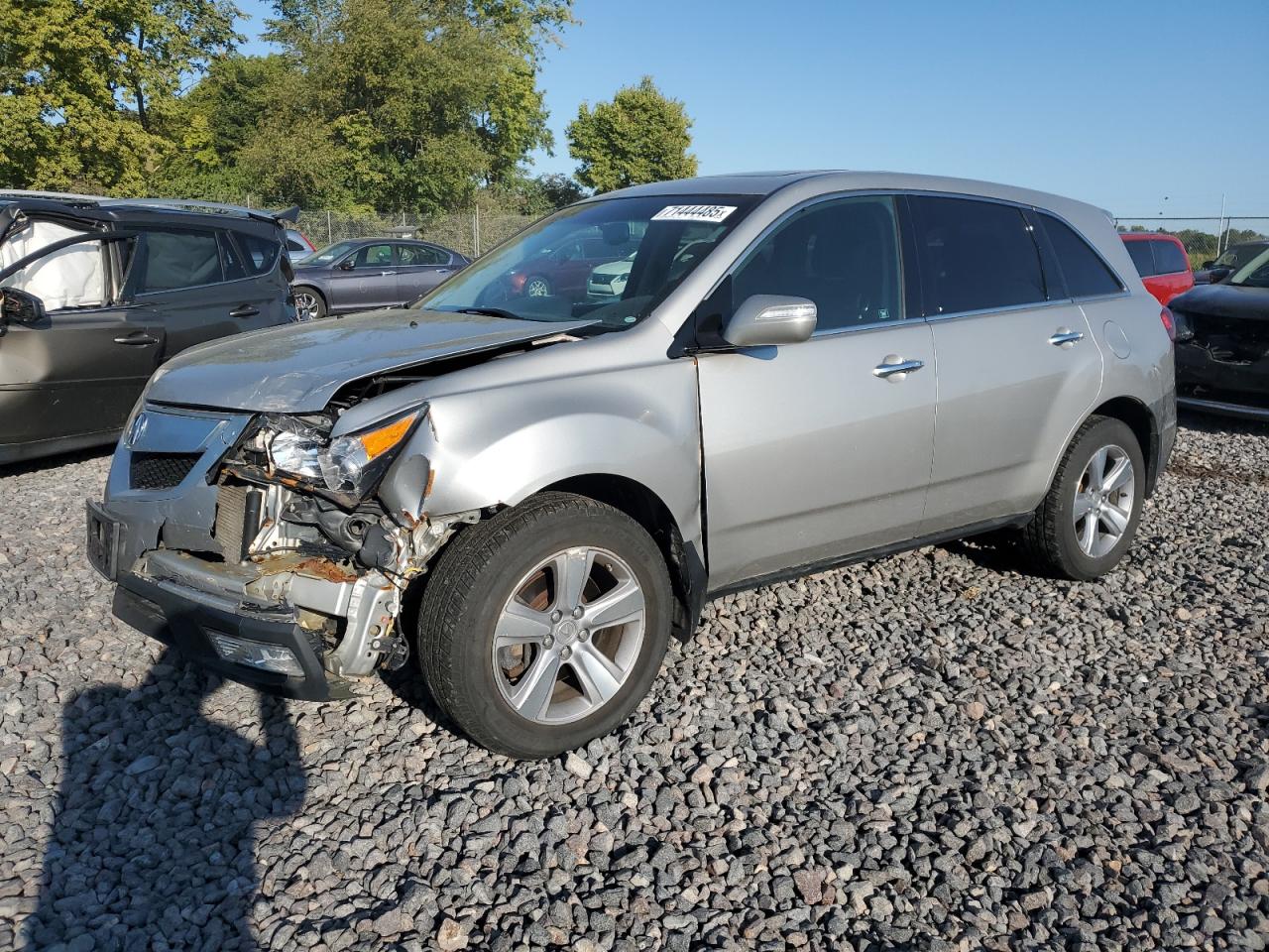 2012 Acura MDX Technology, VIN 2HNYD2H32CH537934 — Front end