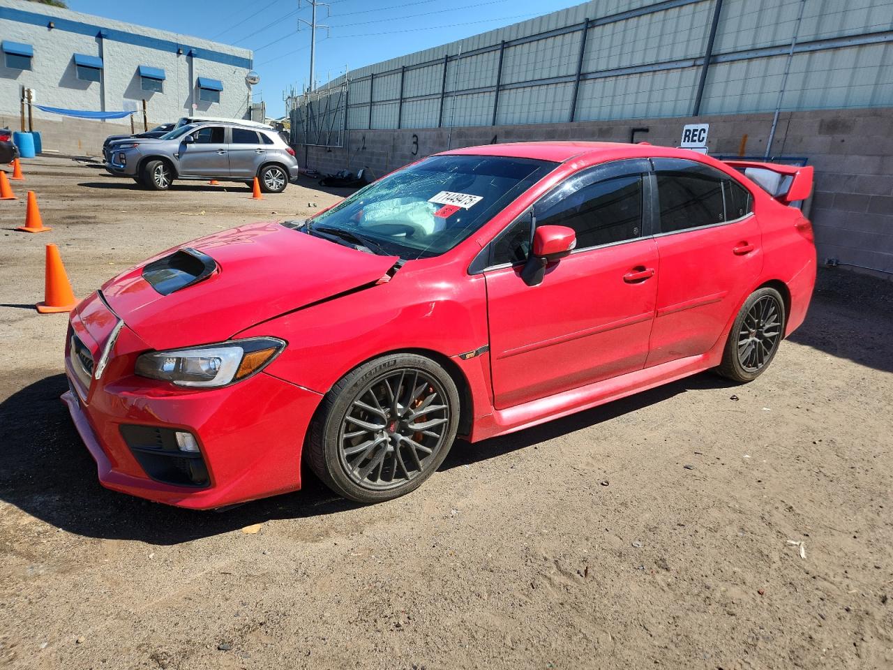 2016 Subaru WRX STI, VIN JF1VA2V64G9823912 — Side