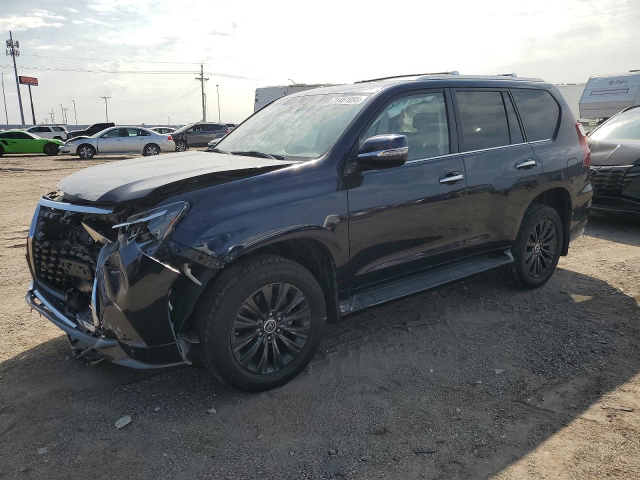 2021 Lexus GX 460 Premium, VIN JTJAM7BX0M5273036 — Frame damage