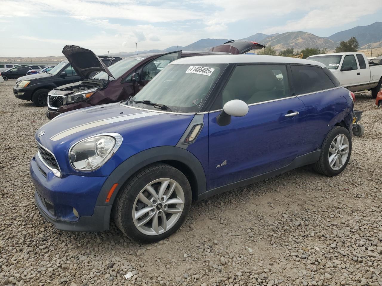 2014 MINI Paceman S, VIN WMWSS7C57EWN72168 — Rear end