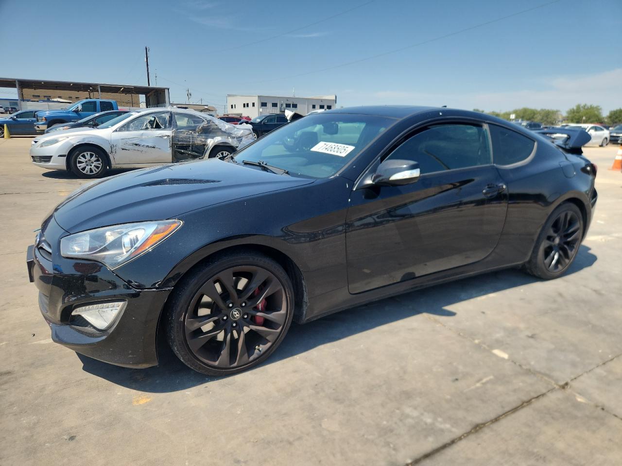 2015 Hyundai Genesis Coupe Ultimate, VIN KMHHU6KJ3FU128956 — Rear end