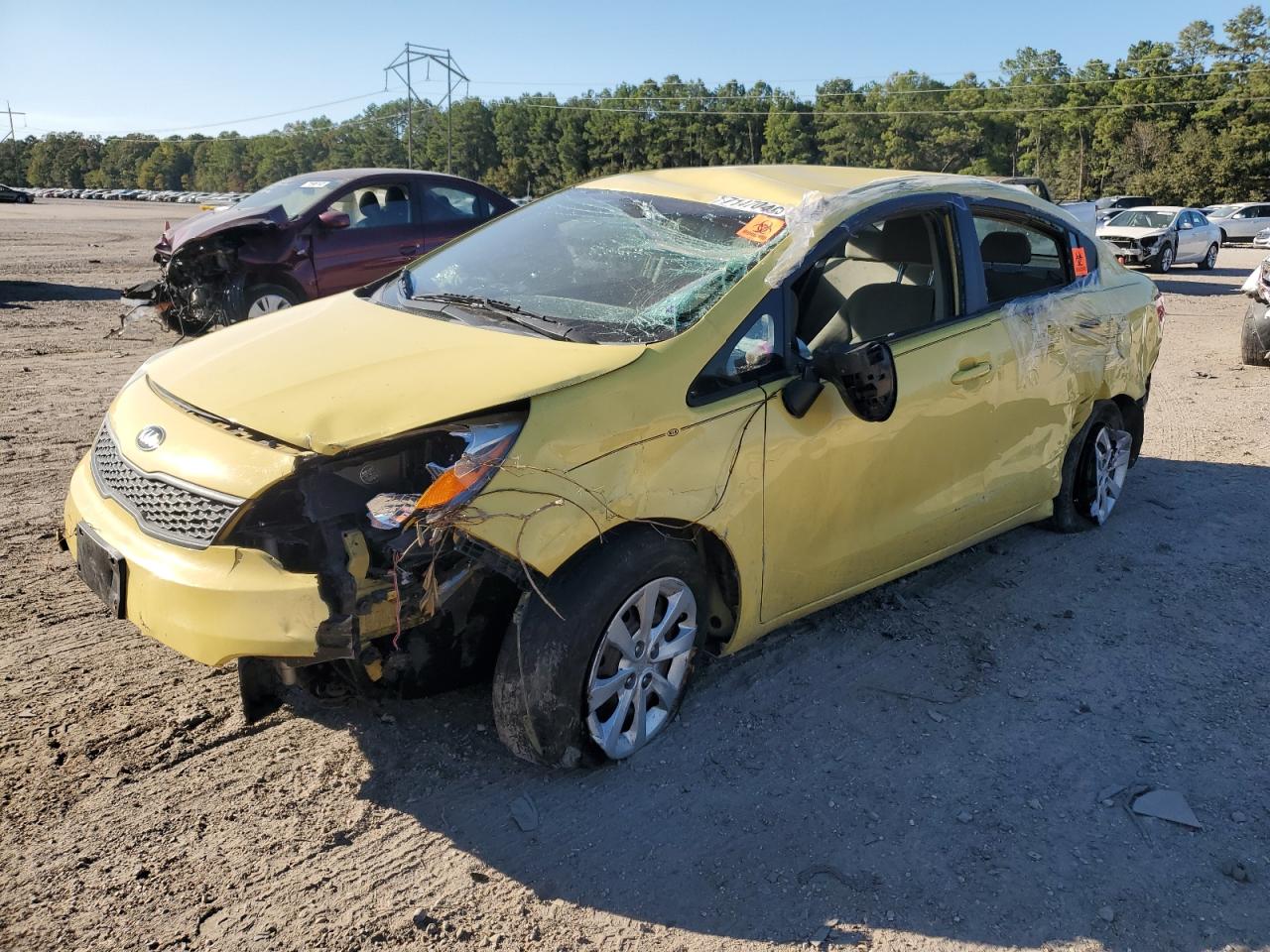2016 Kia Rio LX, VIN KNADM4A34G6584669 — Rollover