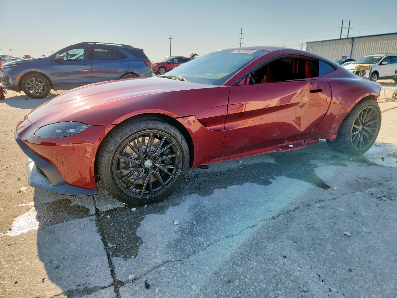 2020 Aston Martin Vantage, VIN SCFSMGAW9LGN04570 — Rear end