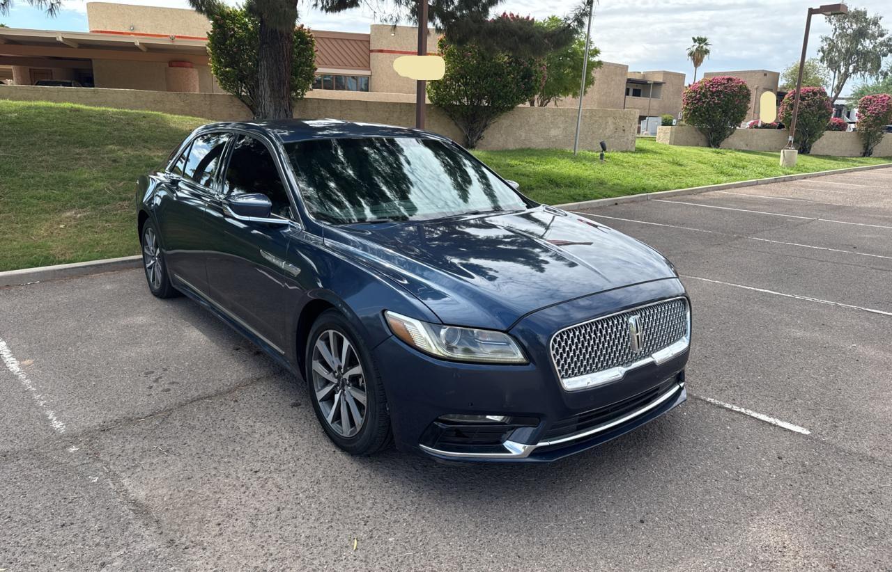 2017 Lincoln Continental Premiere, VIN 1LN6L9PK8H5608601 — Frame damage