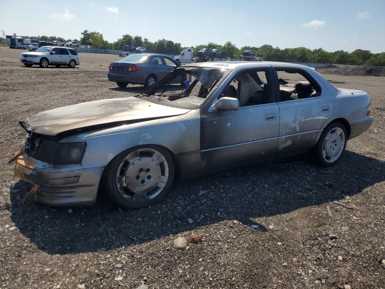 1990 Lexus LS 400, VIN JT8UF11E2L0046545 — Burn