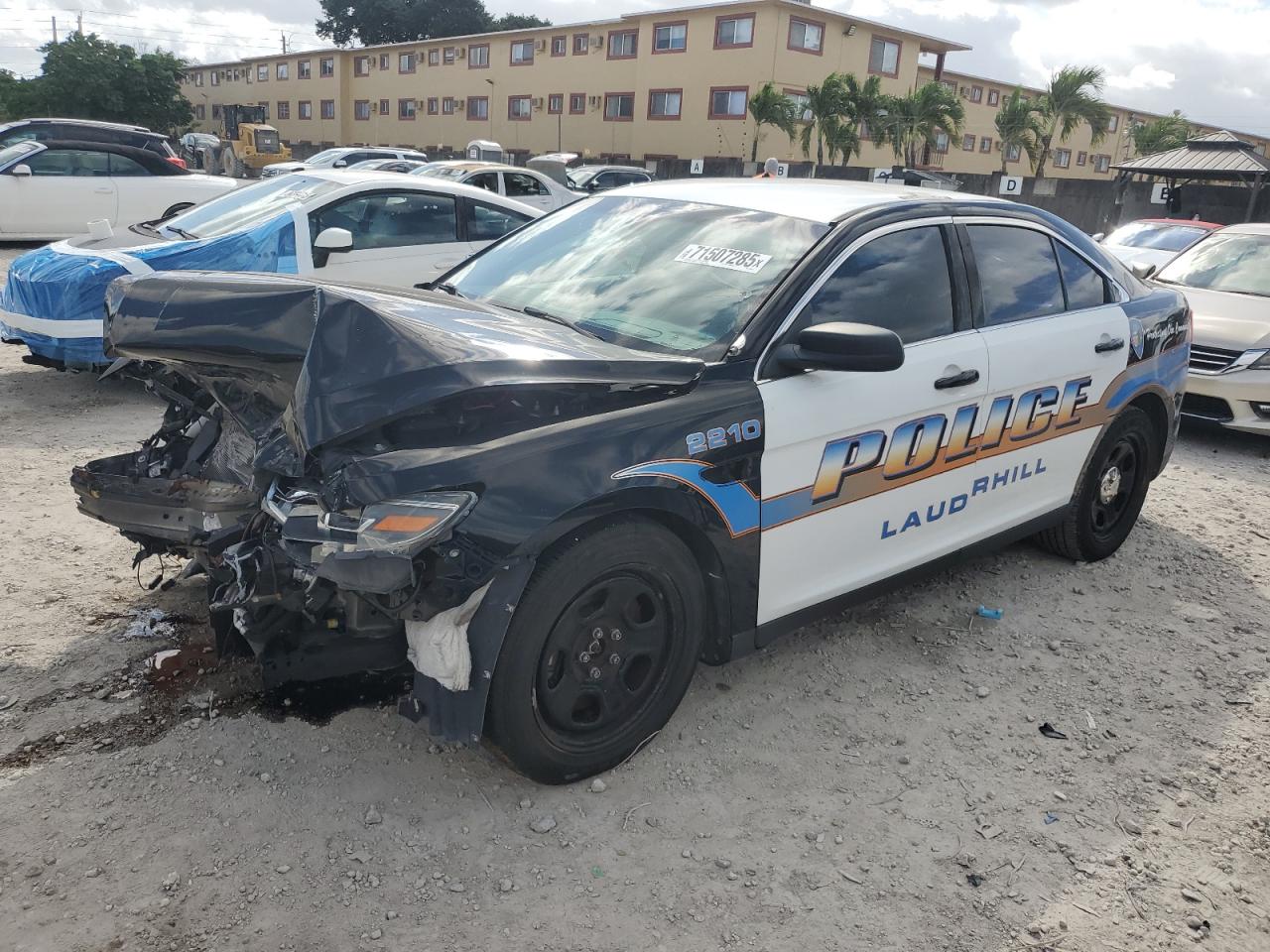 2018 Ford Police Interceptor, VIN 1FAHP2MK5JG103287 — Front end