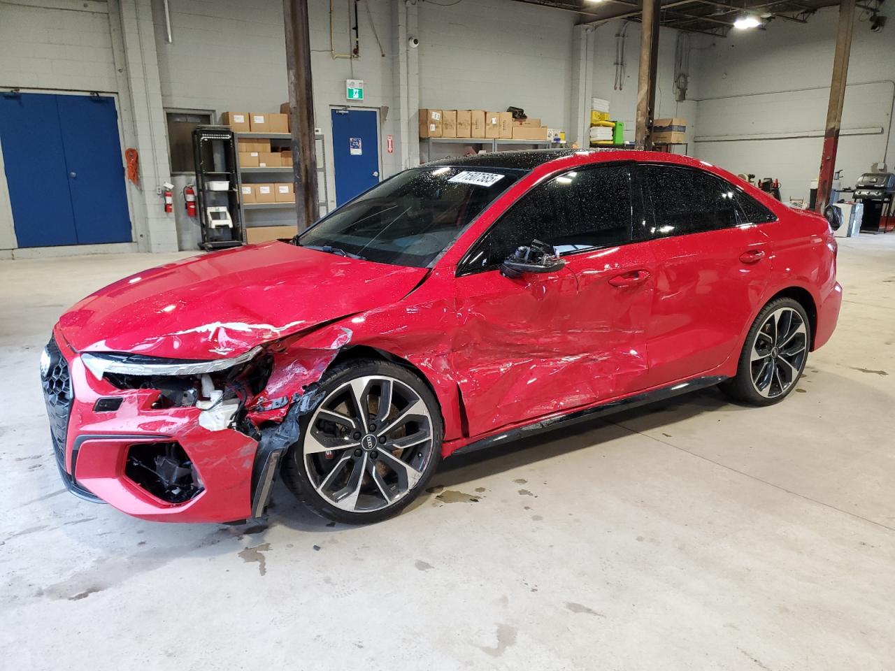 2022 Audi S3 Prestige, VIN WAUJ3CGY8NA085368 — Front end