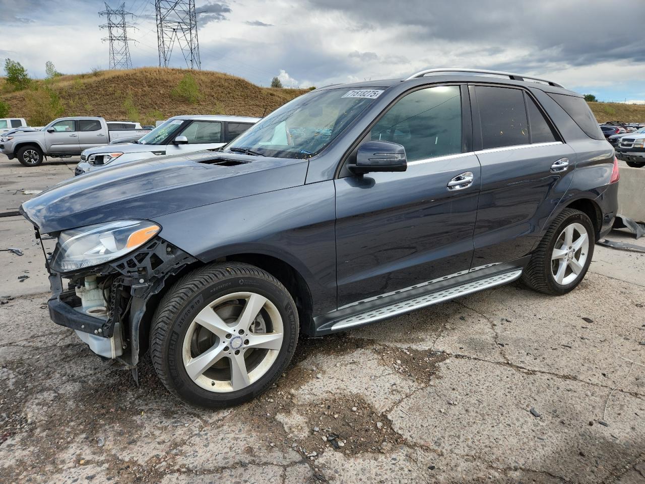 2016 Mercedes-Benz GLE 350, VIN 4JGDA5HB8GA664242 — Front end