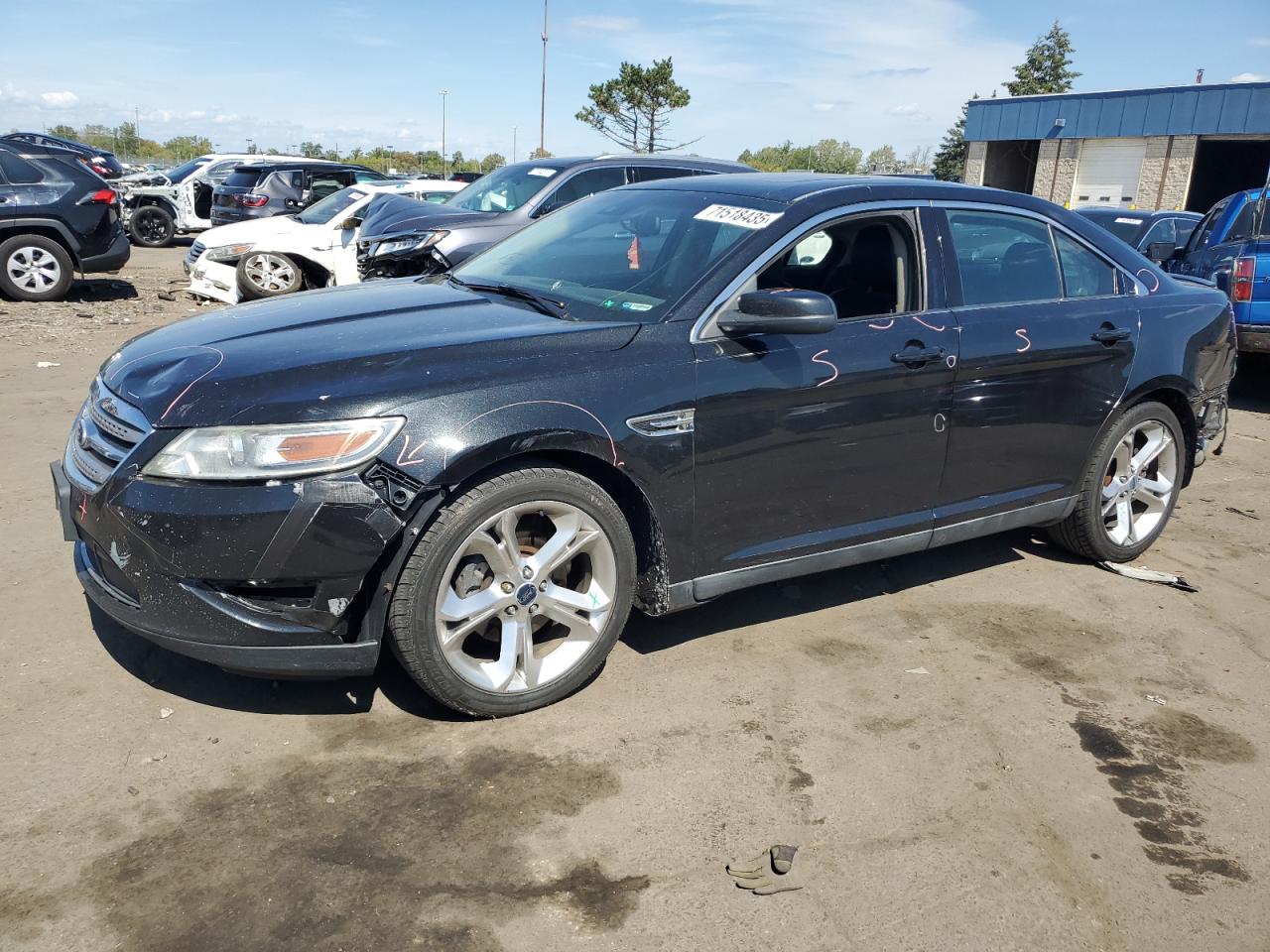 2010 Ford Taurus SHO, VIN 1FAHP2KT5AG165123 — Rear end