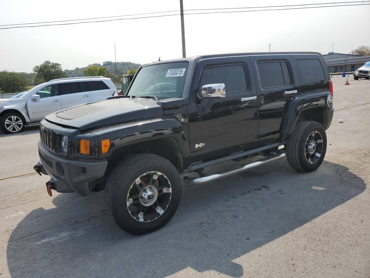 2007 Hummer H3 SUV, VIN 5GTDN13E878199190 — Мелкие вмятины и царапины