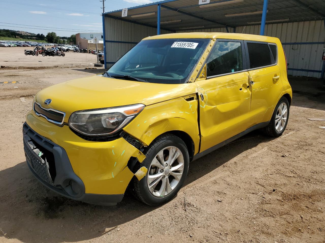 2014 Kia Soul +, VIN KNDJP3A5XE7090400 — Side