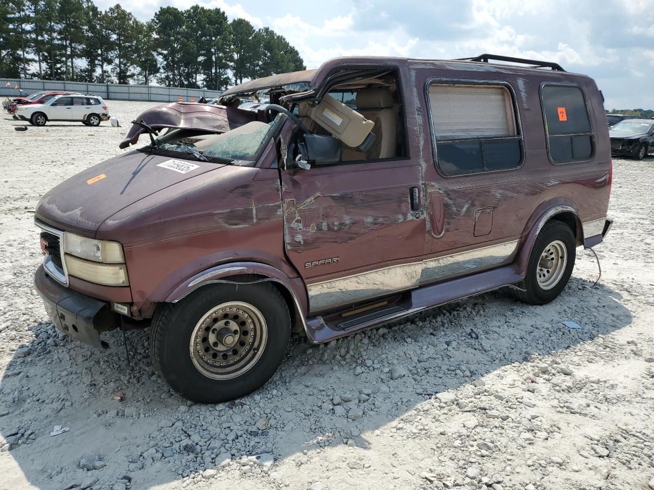 1996 GMC Safari Cargo YF7, VIN 1GDDM19W9TB512072 — Rollover