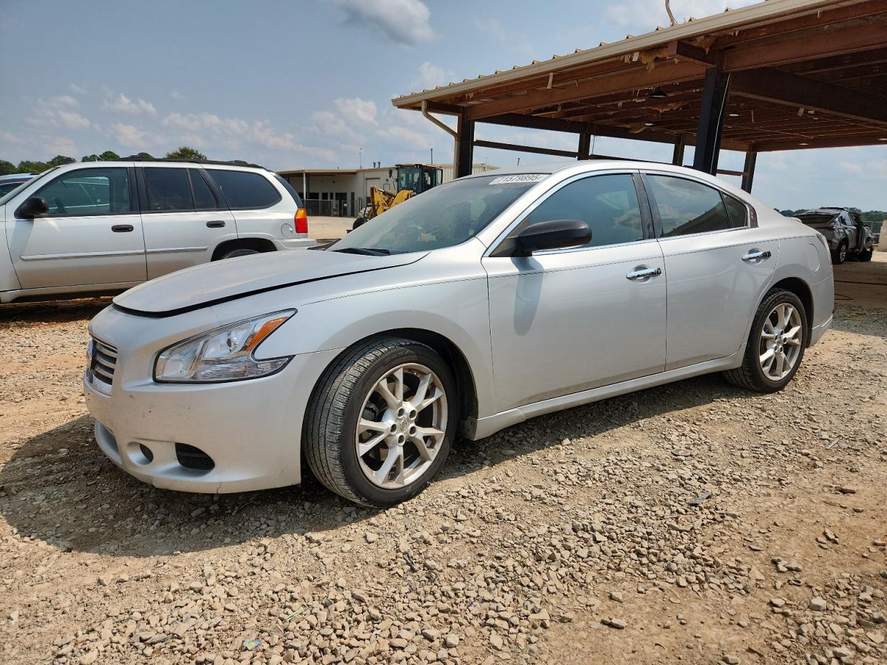 2012 Nissan Maxima SV, VIN 1N4AA5AP7CC841803 — Днище