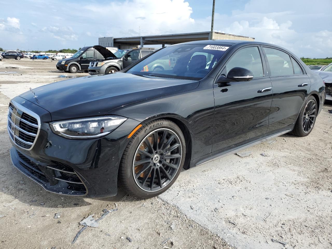 2024 Mercedes-Benz S 580, VIN W1K6G7GB5RA249784 — Water / flood