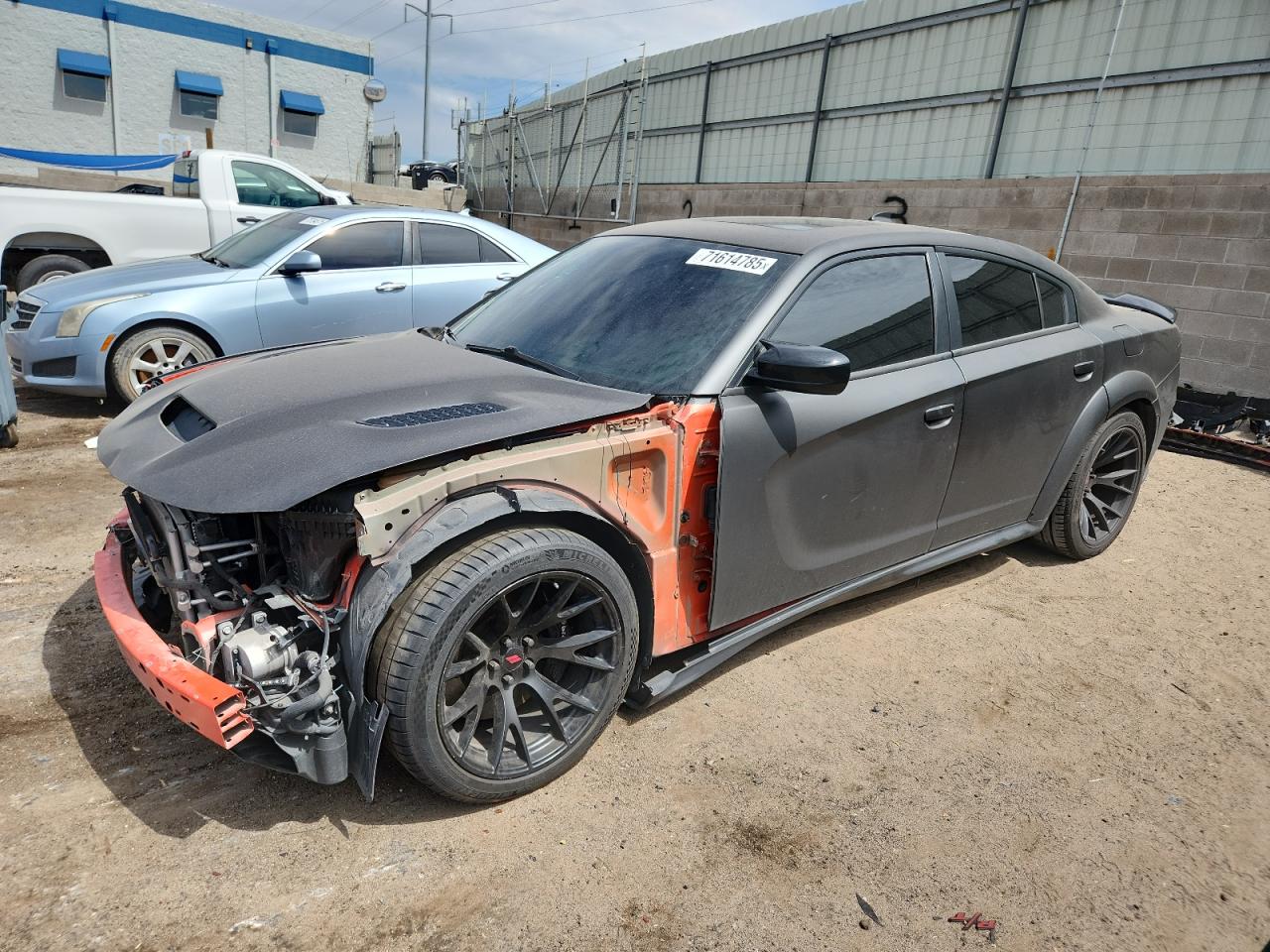 2017 Dodge Charger SRT Hellcat, VIN 2C3CDXL96HH556345 — Frame damage