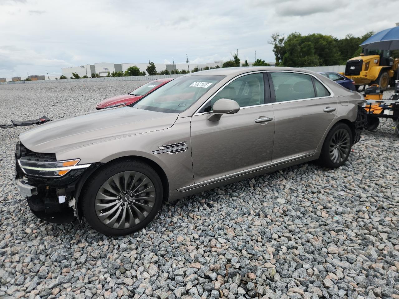 2020 Genesis G90 Premium, VIN KMTF34PA3LU080996 — Перед