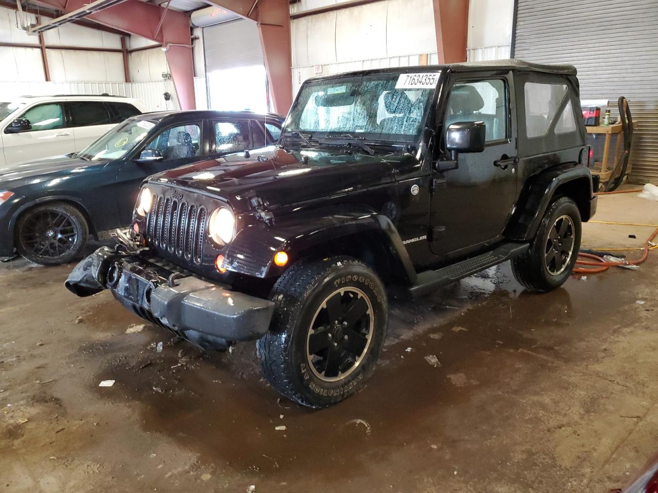 2012 Jeep Wrangler Sahara, VIN 1C4AJWBG7CL264706 — Auction photo