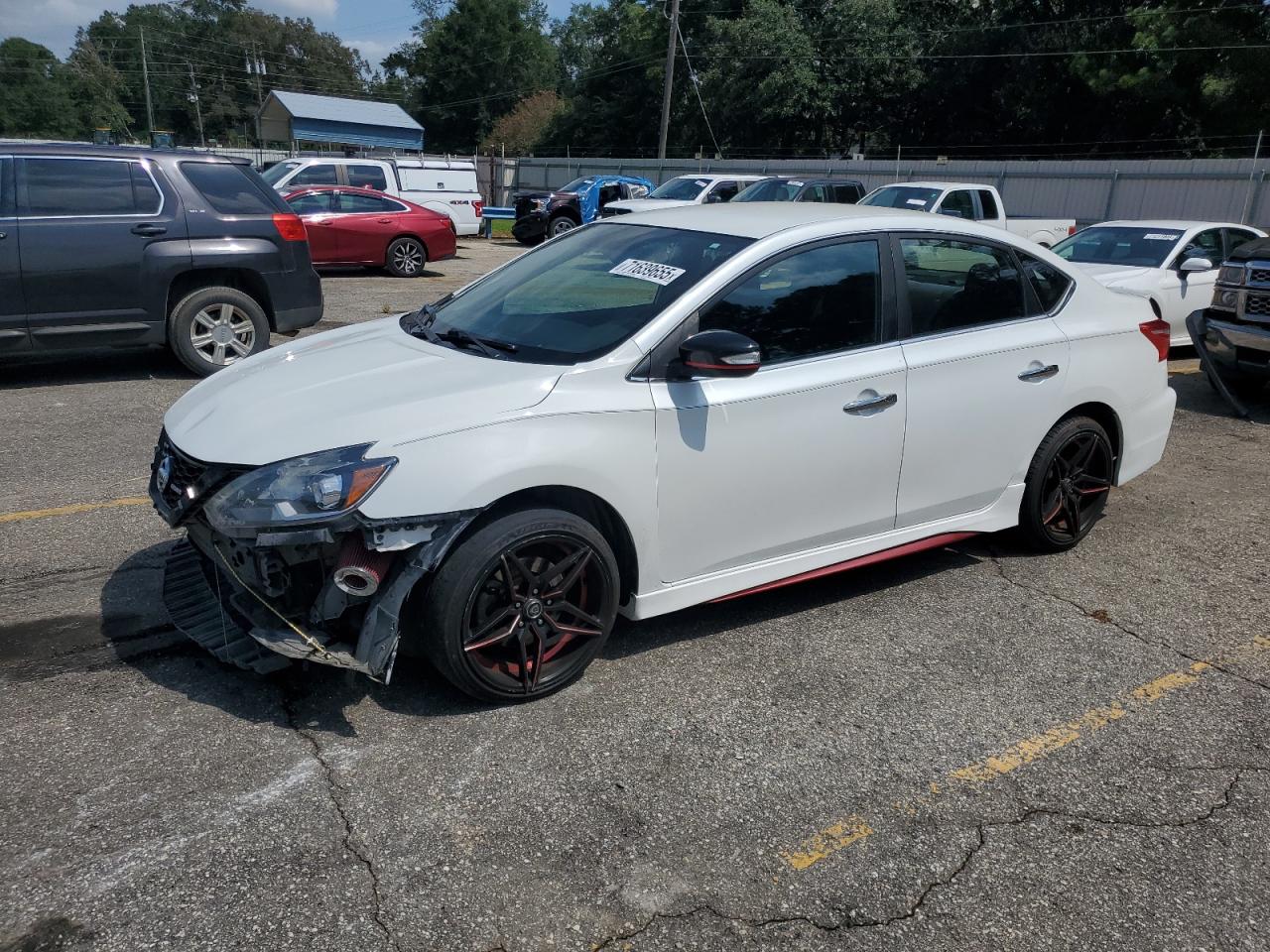 2017 Nissan Sentra SR Turbo, VIN 3N1CB7AP9HY351604 — Front end