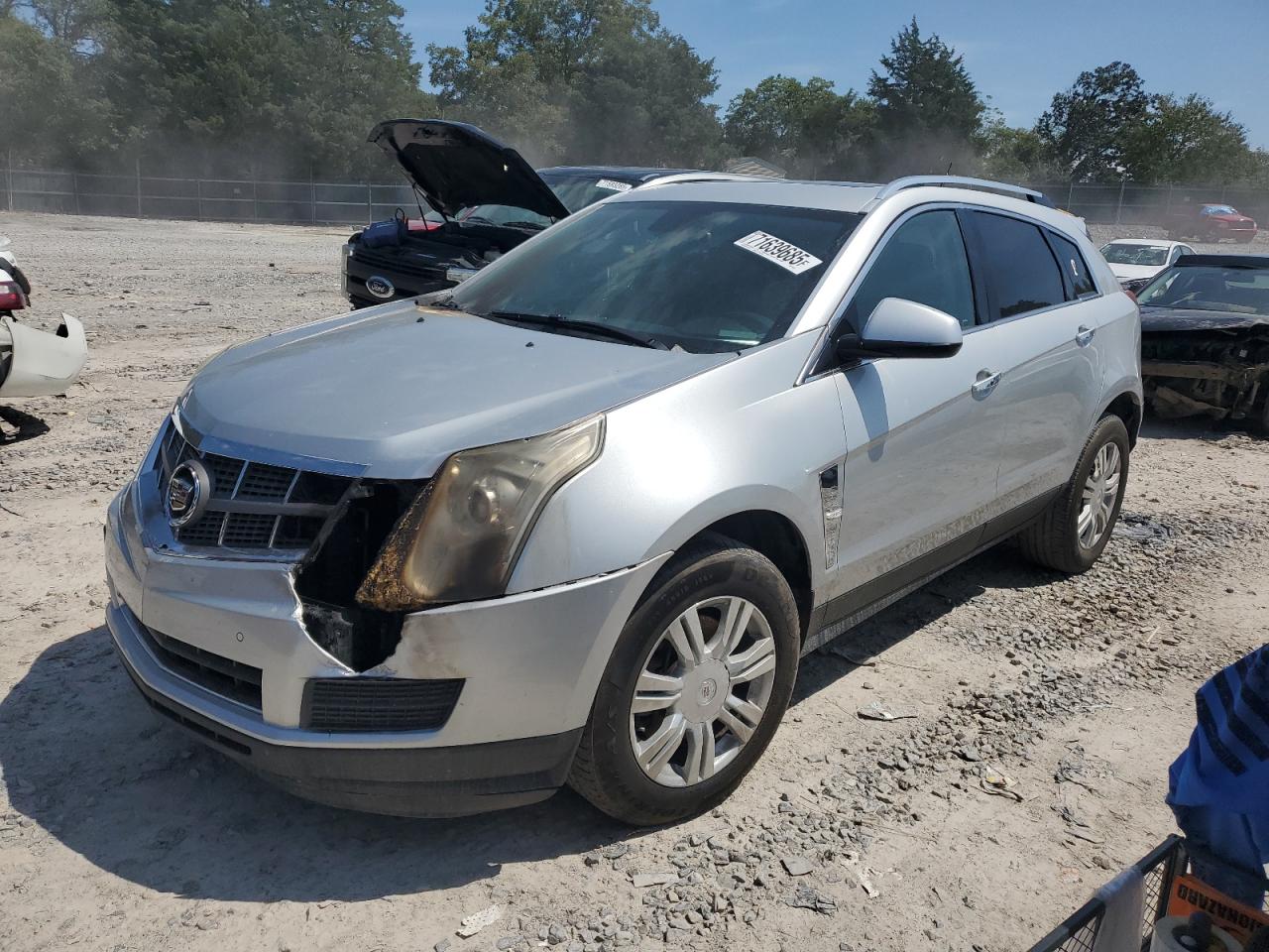 2010 Cadillac SRX Luxury Collection, VIN 3GYFNAEY1AS539750 — Engine fire