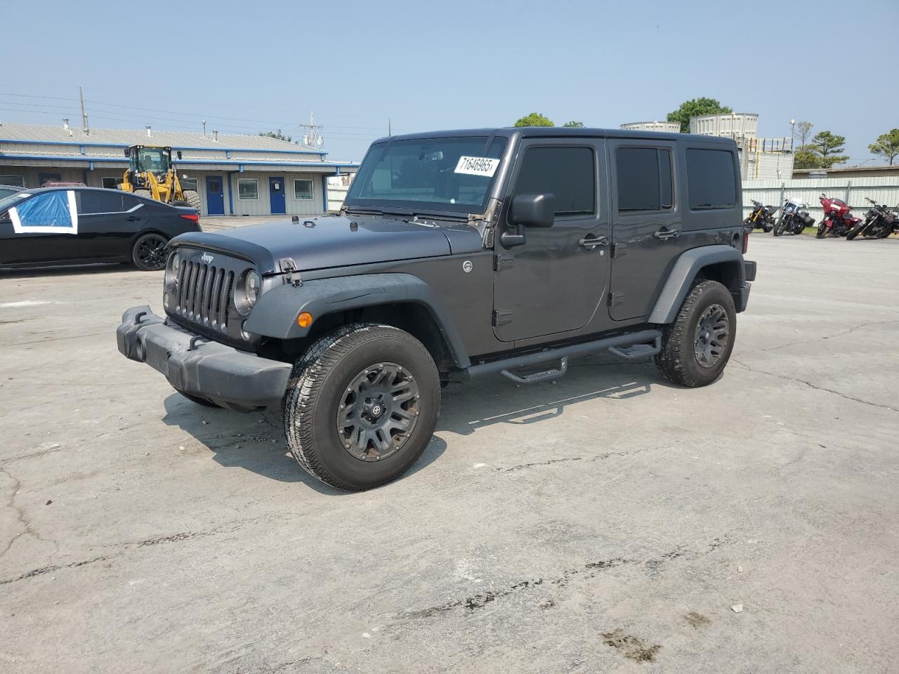 2018 Jeep Wrangler Unlimited Sport S, VIN 1C4BJWDG3JL907275 — Side