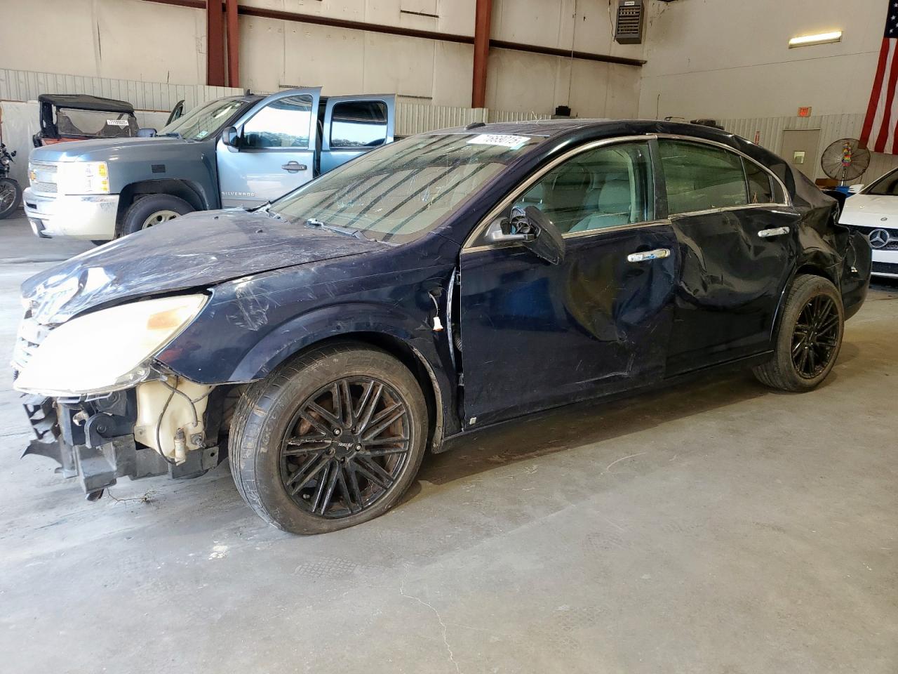 2009 Saturn Aura XR, VIN 1G8ZV57B19F123128 — Опрокидывание