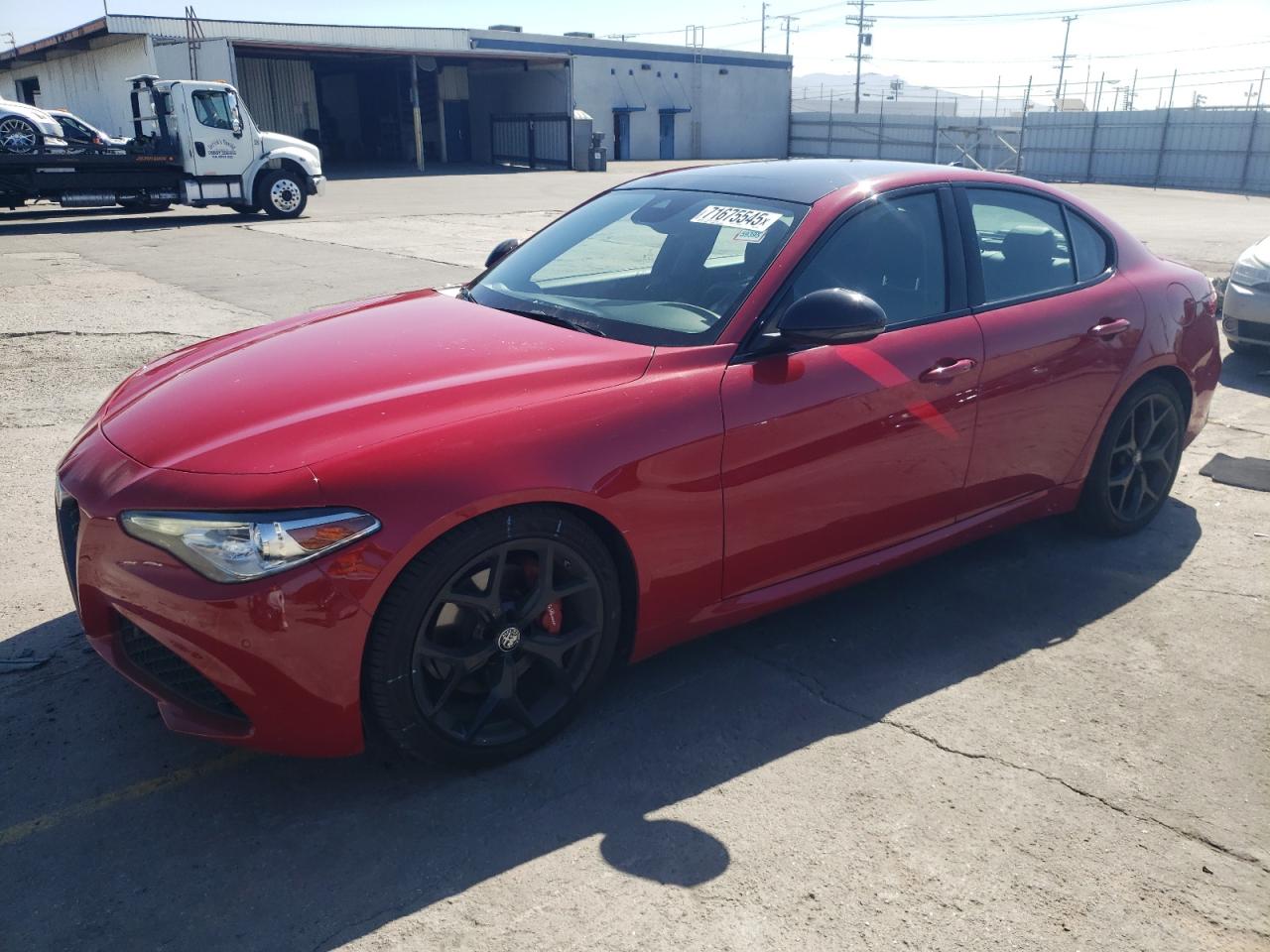 2021 Alfa Romeo Giulia Ti, VIN ZARFAMBN4M7646233 — Minor dents and scratches