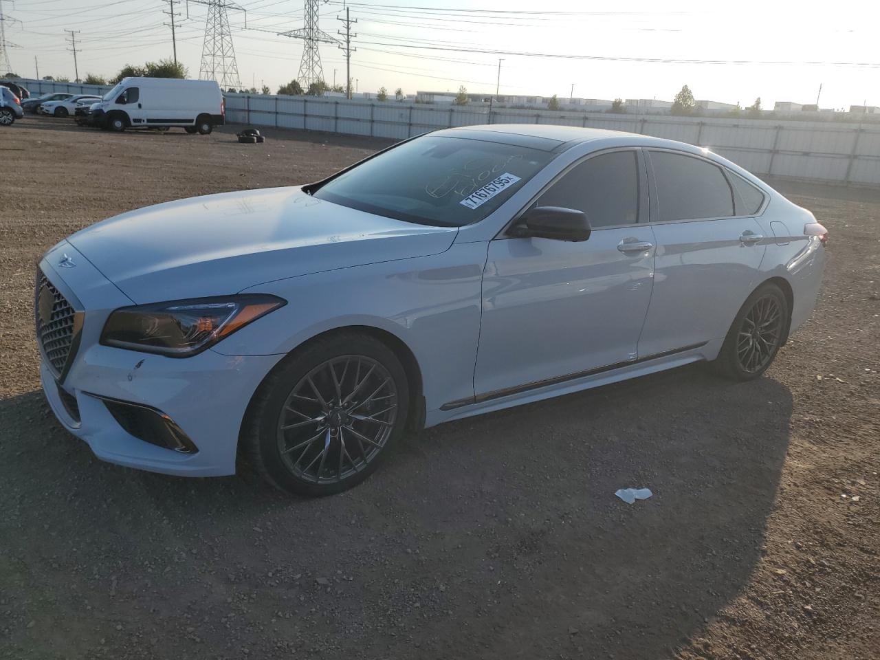 2019 Genesis G80 Sport, VIN KMTFN4JB8KU320599 — Biohazard / chemical